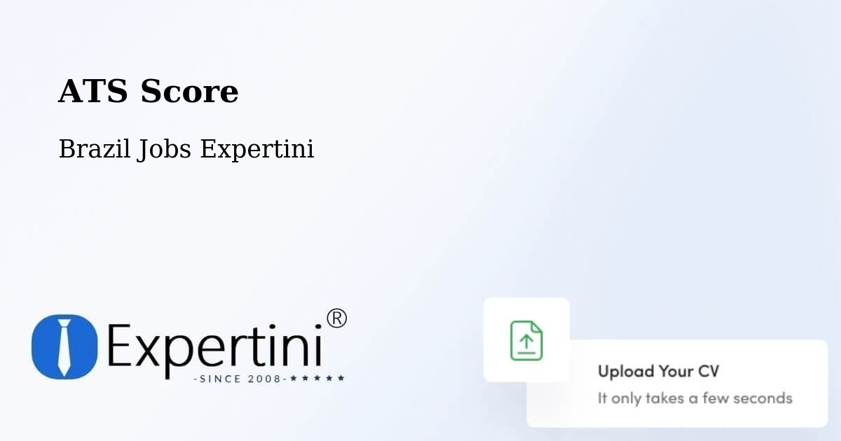 Resume ATS Score & Job Description Match Tool – Westfália - Brazil Jobs Expertini